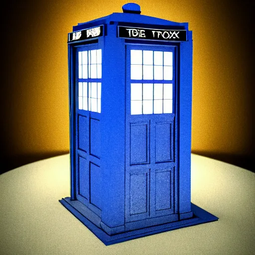 Prompt: The Tardis, photo realistric, octane render, 8K