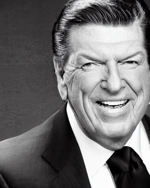 Image similar to vince k mcmahon. photographic, photography