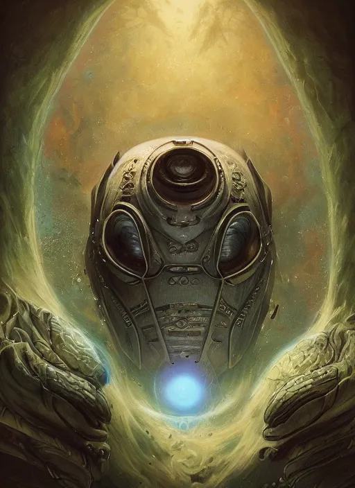 Prompt: space station mf doom reptile eyes, blue skin. intricate, elegant, highly detailed, centered, digital painting, artstation, concept art, smooth, sharp focus, illustration, artgerm, tomasz alen kopera, peter mohrbacher, donato giancola, joseph christian leyendecker, wlop, frank frazetta