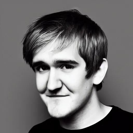 Prompt: Bo Burnham, Thats How The World Works, Album Cover