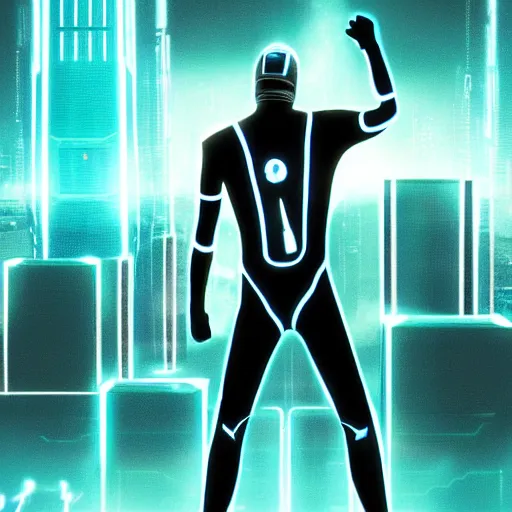 Image similar to tron legacy