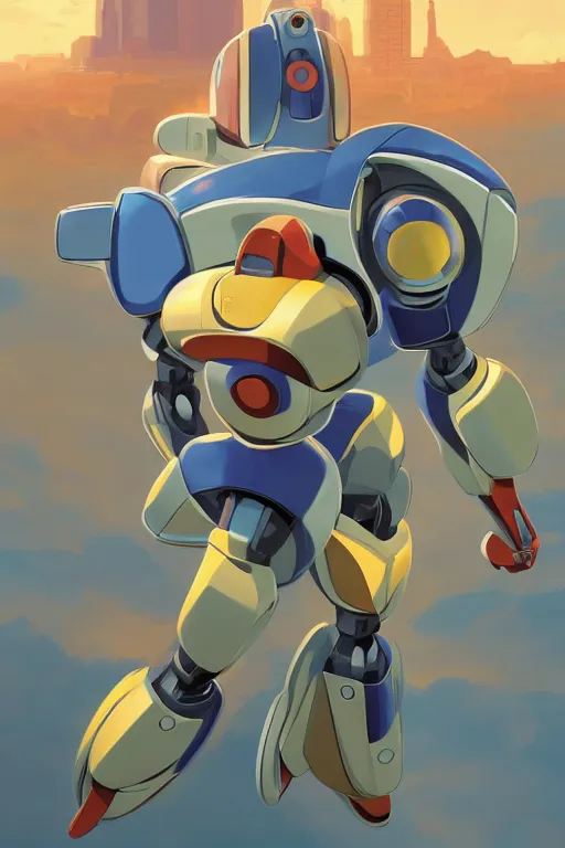 Image similar to metabots medabots medarotto medarot robot minimalist comics, behance hd by jesper ejsing, by rhads, makoto shinkai and lois van baarle, ilya kuvshinov, rossdraws global illumination ray tracing hdr radiating a glowing aura