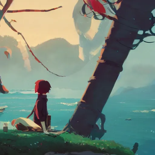 Image similar to gawr gura enjoying the holidays, detailed, cory loftis, james gilleard, atey ghailan, makoto shinkai, goro fujita, studio ghibli, rim light, exquisite lighting, clear focus, very coherent, plain background