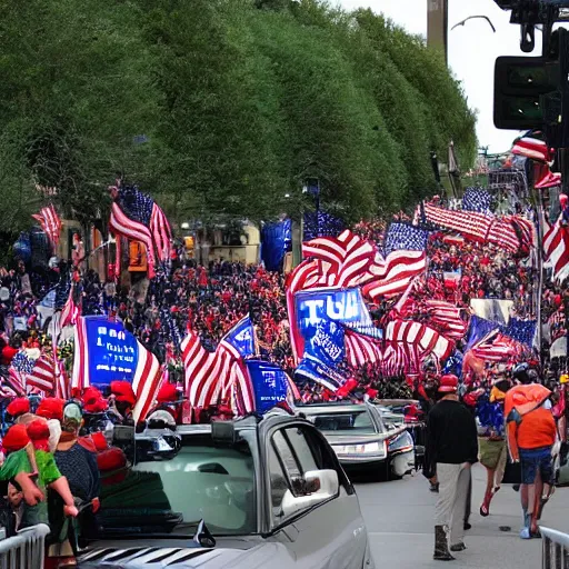 Image similar to trump supporters storming emerald city,