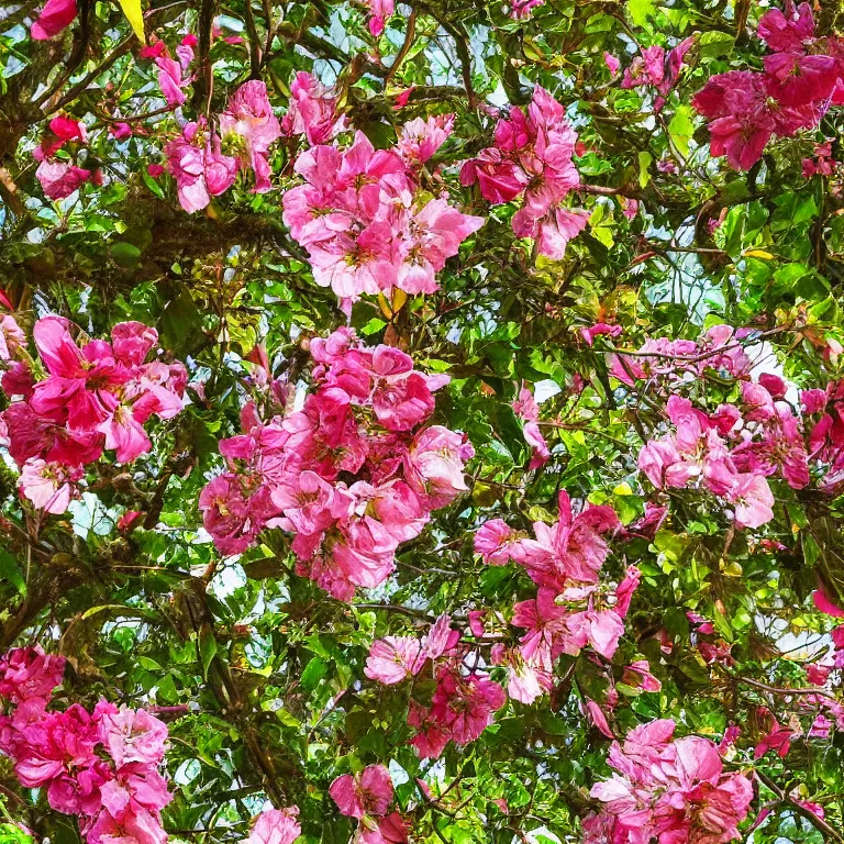 Prompt: a beautiful picture of aristolochiaceae flowers, structural, textural, fantasy art, high quality, 8 k resolution, shining