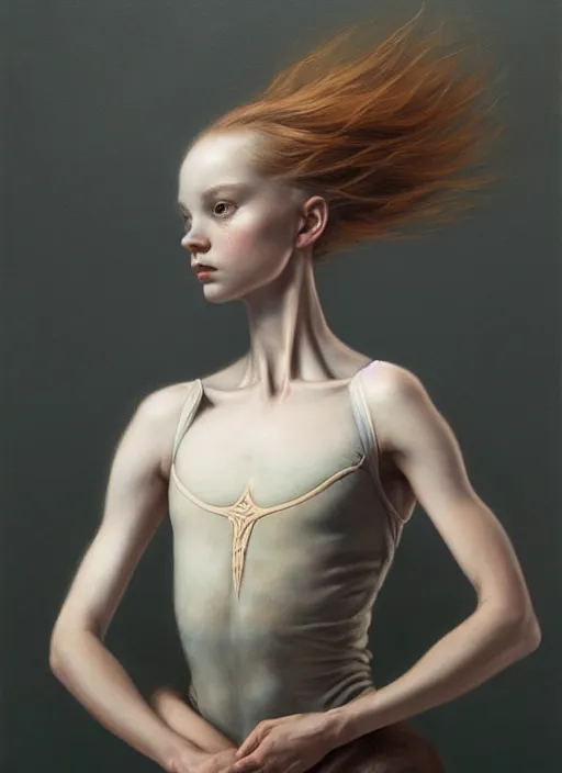 Image similar to ultra realistic, beautiful teenage ballerina, in the style of peter mohrbacher by weta digital and beth cavener, high face symmetry, intricate, masterpiece, award winning, high face symmetry, intricate