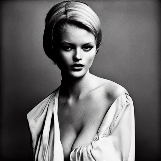 Image similar to very beautiful ukrainian model by terry o'neill