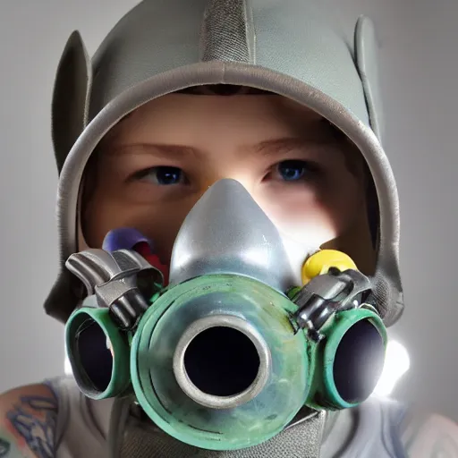 Image similar to my little pony gas mask