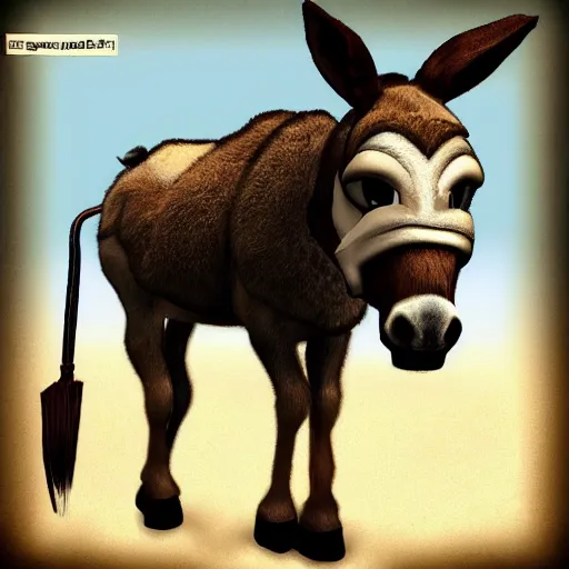 Image similar to Video Game Donkey