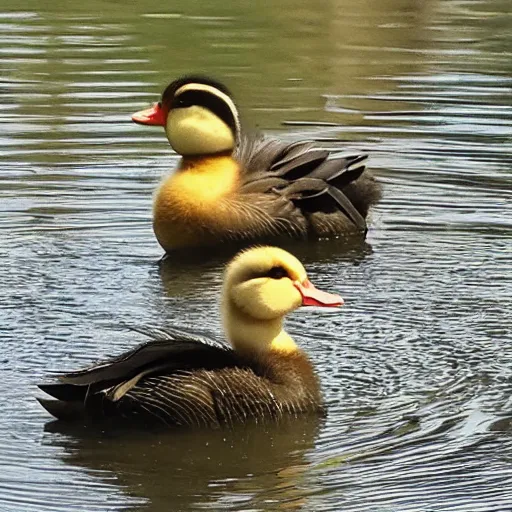 Image similar to how dare you a full grown man yelling at baby ducks