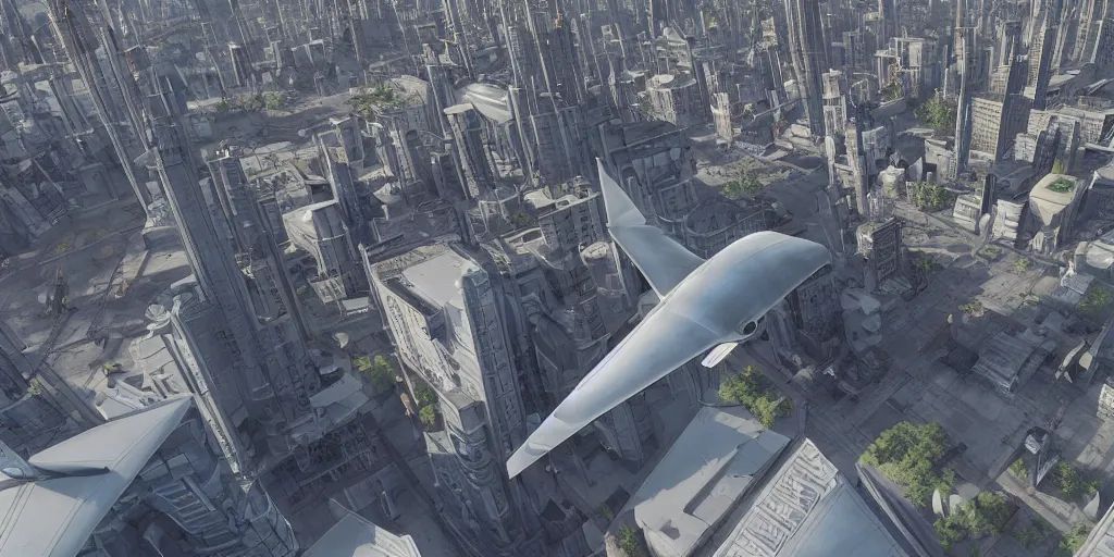 Image similar to wingless anti gravity aircraft flying over future cities, 3 dmax, vray, maya, pixar, unrea 5, hyperrealistic, octane render, dynamic lighting, intricate detail.