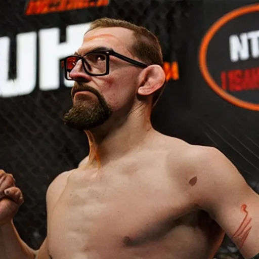 Prompt: gordon freeman in the ufc