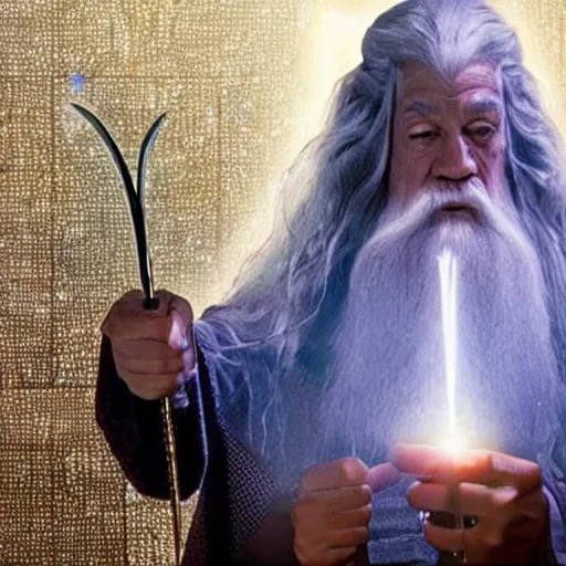 Image similar to disco gandalf