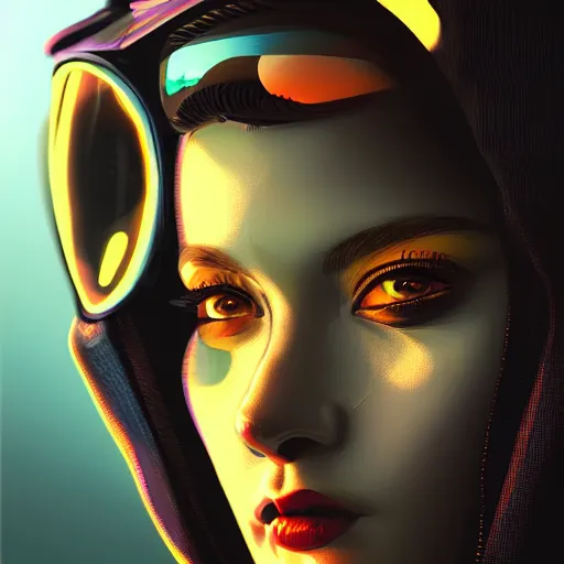 Image similar to closeup painting of bee, cyberpunk, portrait, hyperdetailed, artstation, cgsociety, 8 k, synthwave by tangerine dream