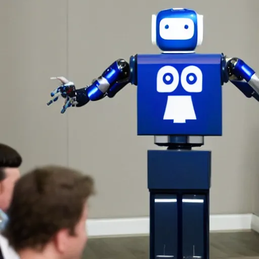 Prompt: mark zuckerberg as a robot