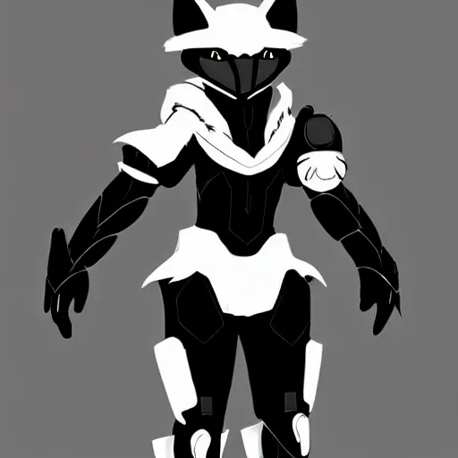 Prompt: detailed digital art of a protogen posing elegantly, extremely fluffy, sleek black visor, armored, furry species, furry art, furaffinity, DeviantArt, Furry amino, Eka's Portal, sofurry