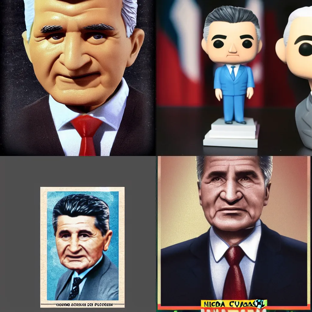 Prompt: Nicolae Ceausescu As A Funko Pop, Photorealistic, 4K
