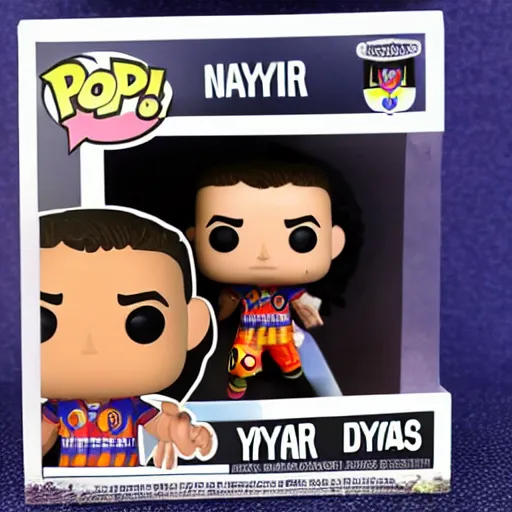 Image similar to neymar funko pop toy, detailed