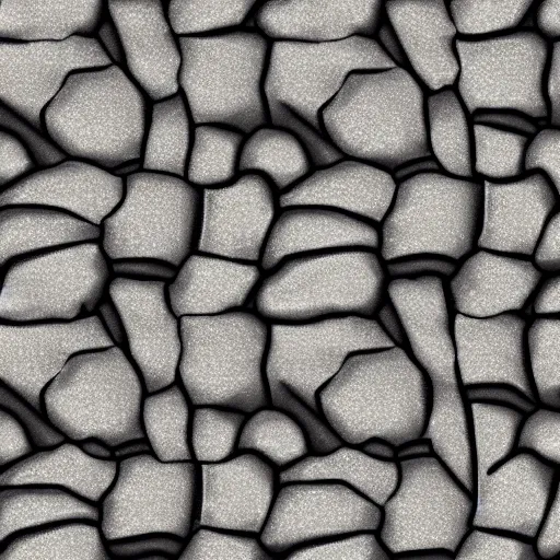 Image similar to a seamless cobblestone texture detailed