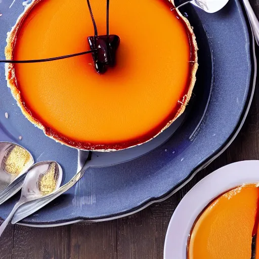 Image similar to flan