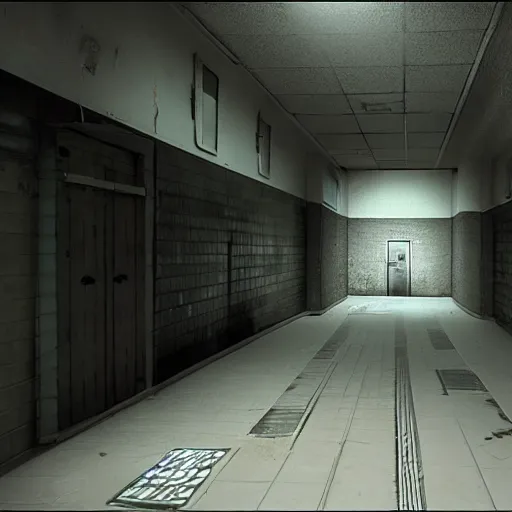 Horror Facility Hald - Lit Corridor, Scp Containment 
