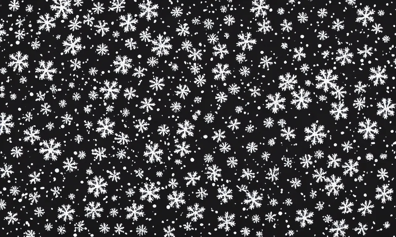 snowflakes tumblr black and white
