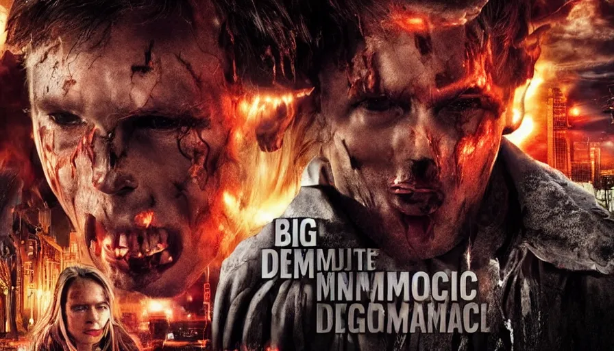 Prompt: big budget movie about a demonically possessed super computer