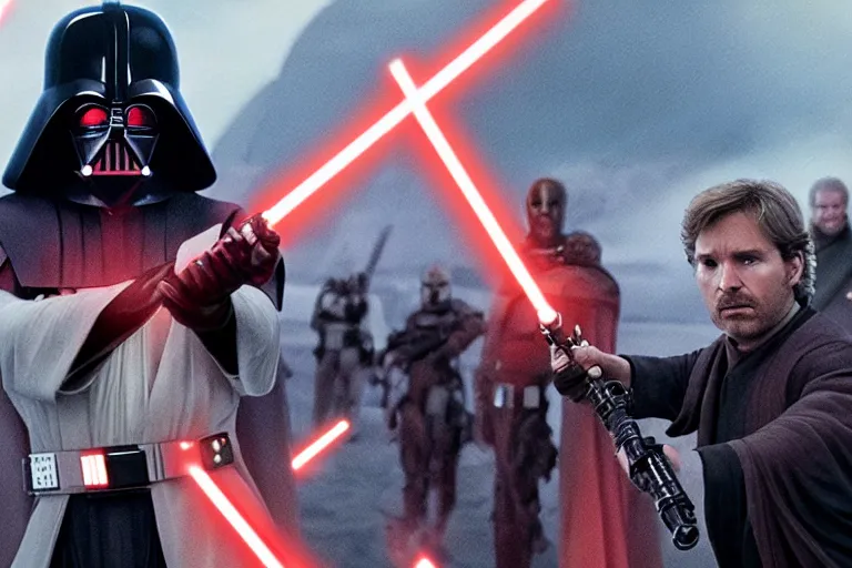 Image similar to 2 0 2 2 film still star wars : revenge of the sith ( 2 0 2 2 ) directed by matt reeves and denis villeneuve, 5 0 mm