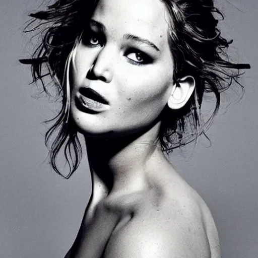 Prompt: Promo picture of Jennifer Lawrence as Lyla Durden Fight Club remake (2029)