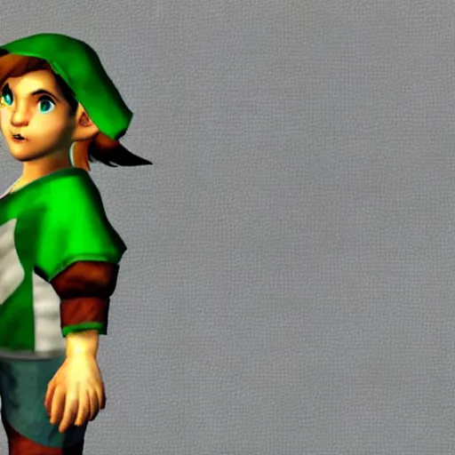 Image similar to saria from ocarina of time in gta 4 loading screen