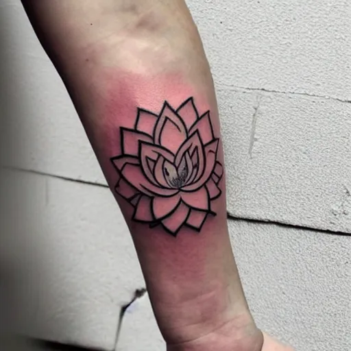 Image similar to small lotus tattoo