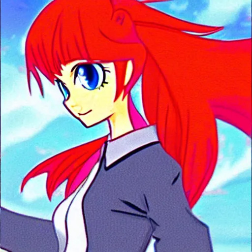 Prompt: asuka langley in my little pony