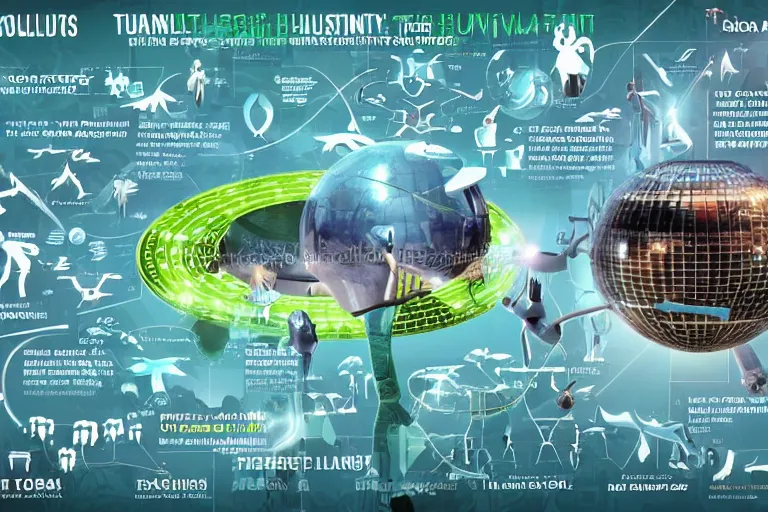Image similar to detailed infographic depicting humanity's popularity with extraterrestrial cultures, digital display, highly detailed, full color, crisp detailed 3 d render, visualization
