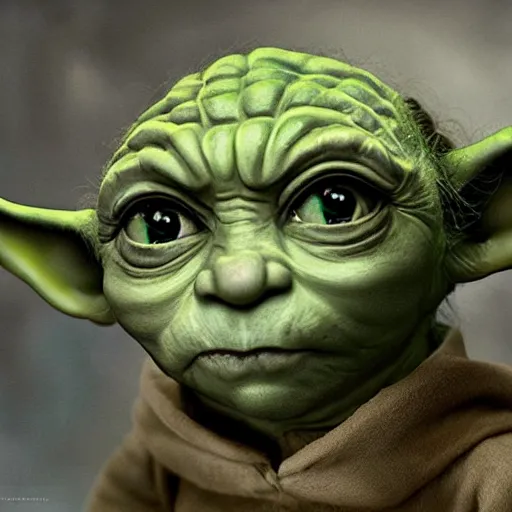 Prompt: drunk nicholas cage as yoda, detailed, cinematic photo