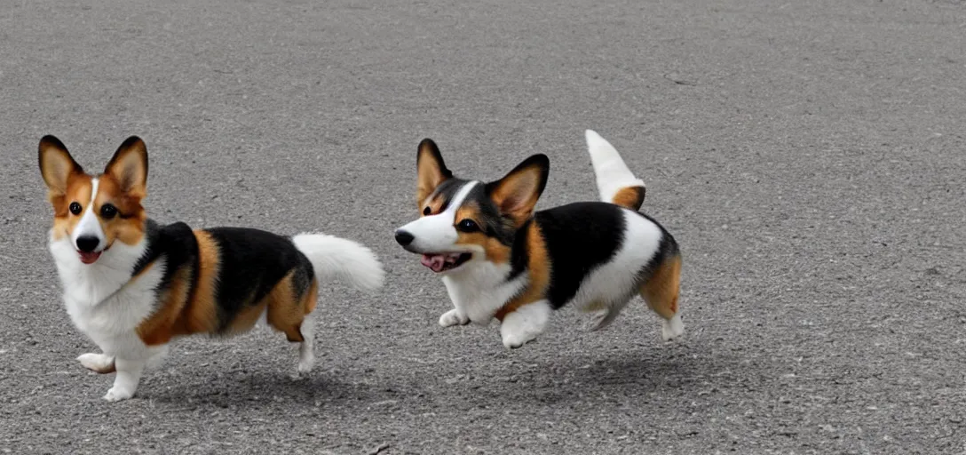 Prompt: corgi piloting a spaceship