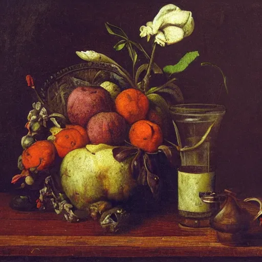 Image similar to vanitas still life