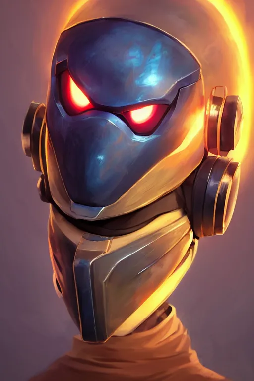 Image similar to epic mask helmet robot ninja portrait stylized as fornite style game design fanart by concept artist gervasio canda, behance hd by jesper ejsing, by rhads, makoto shinkai and lois van baarle, ilya kuvshinov, rossdraws global illumination radiating a glowing aura global illumination ray tracing hdr render in unreal engine 5