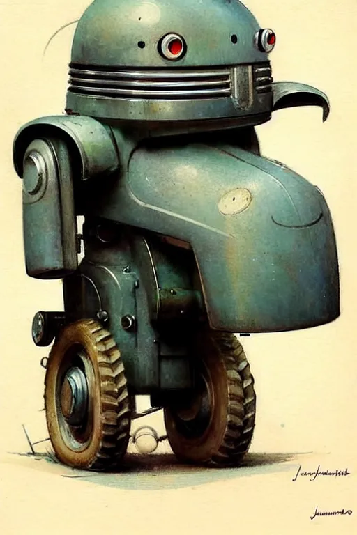 Image similar to ( ( ( ( ( 1 9 5 0 s retro future android robot tractor. muted colors., ) ) ) ) ) by jean - baptiste monge,!!!!!!!!!!!!!!!!!!!!!!!!!