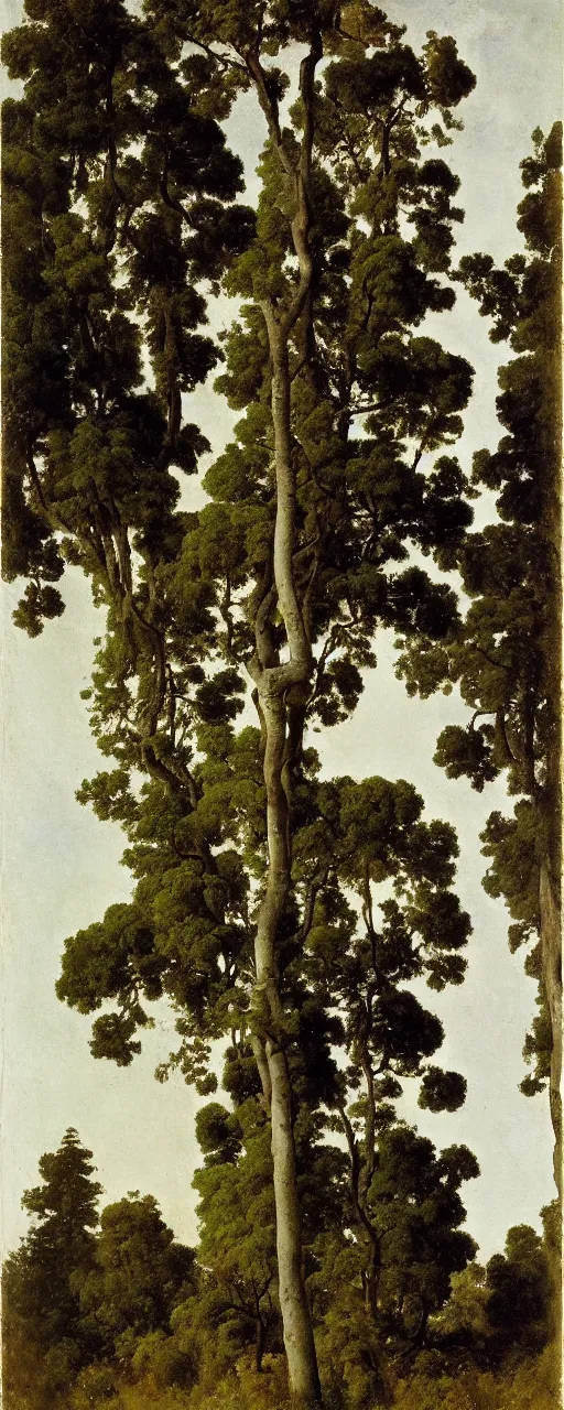 Image similar to atlas textures of trees, white background eugene von guerard, ivan shishkin, john singer sargent