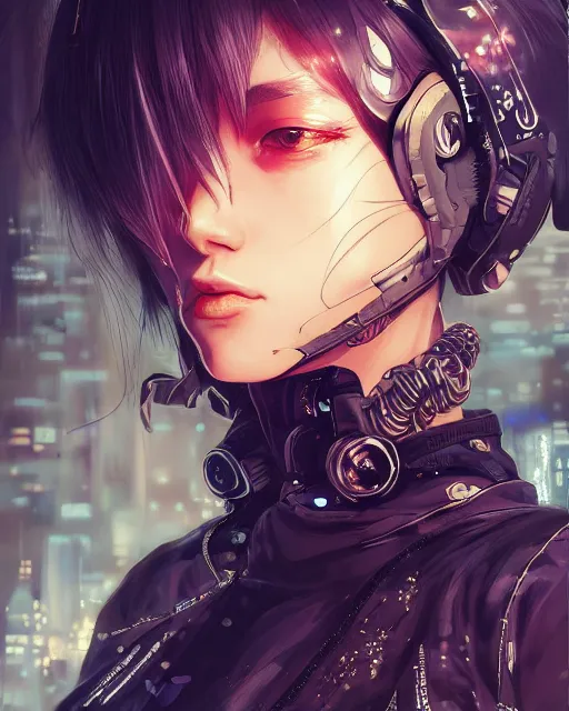 Image similar to female cat girl, wearing cyberpunk intricate streetwear, beautiful, detailed portrait, cell shaded, 4 k, concept art, by wlop, ilya kuvshinov, artgerm, krenz cushart, greg rutkowski, pixiv. cinematic dramatic atmosphere, sharp focus, volumetric lighting, cinematic lighting, studio quality