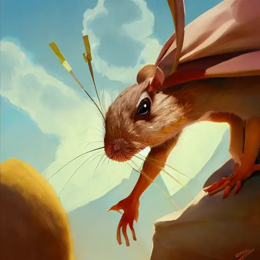 Prompt: greg manchess portrait painting of partially armored doormouse from alice in wonderland as overwatch character, medium shot, asymmetrical, profile picture, organic painting, sunny day, matte painting, bold shapes, hard edges, street art, trending on artstation, by huang guangjian, gil elvgren, ruan jia, randy vargas, greg rutkowski