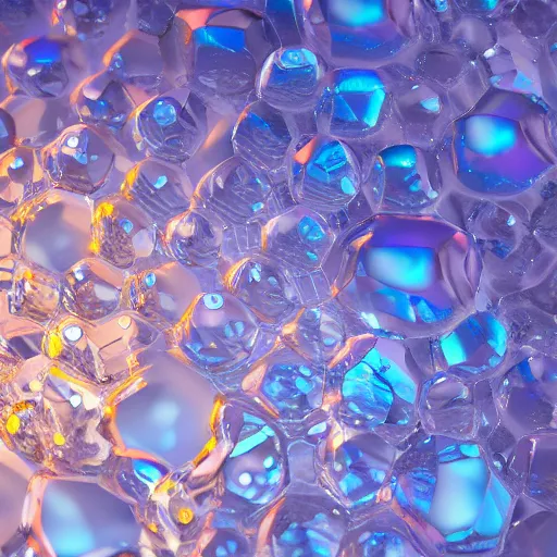 Prompt: underwater crystals, 3 d render, incredible details, highly detailed, photorealistic, disney pixar, smooth, octane render, iridescent, 8 k