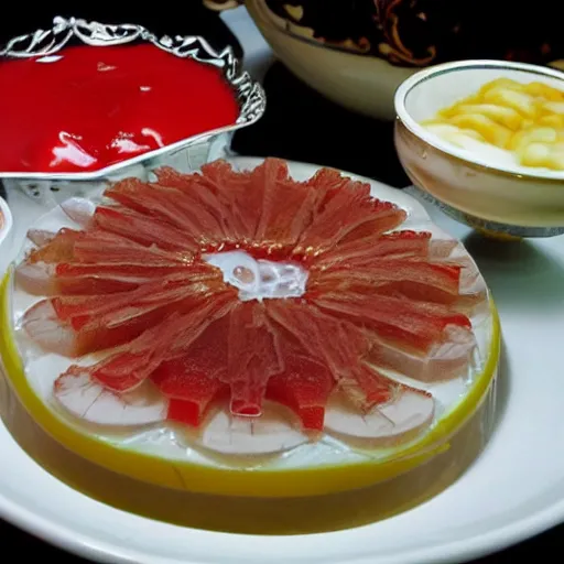 Prompt: russian aspic