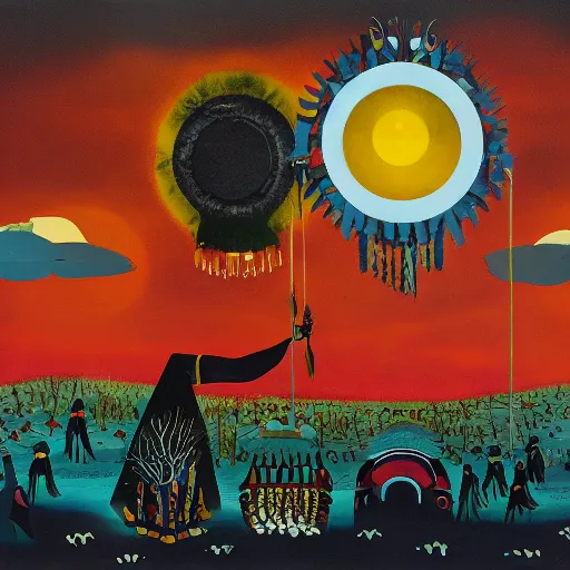 Image similar to east of the sun, west of the moon by marcel dzama,