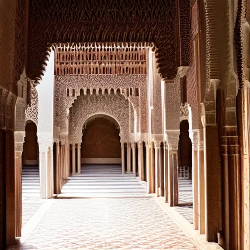 Prompt: majestic photo of alhambra