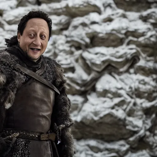 Image similar to still of rob schneider in game of thrones