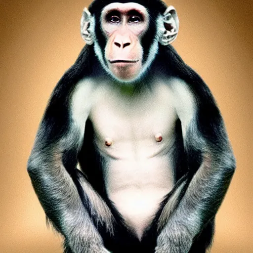 Image similar to Putin as a monkey