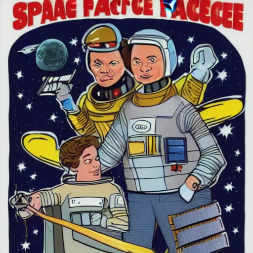 Image similar to space farce