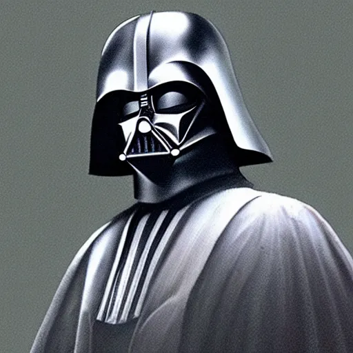Image similar to darth vader as a redeemed jedi knight, concept art