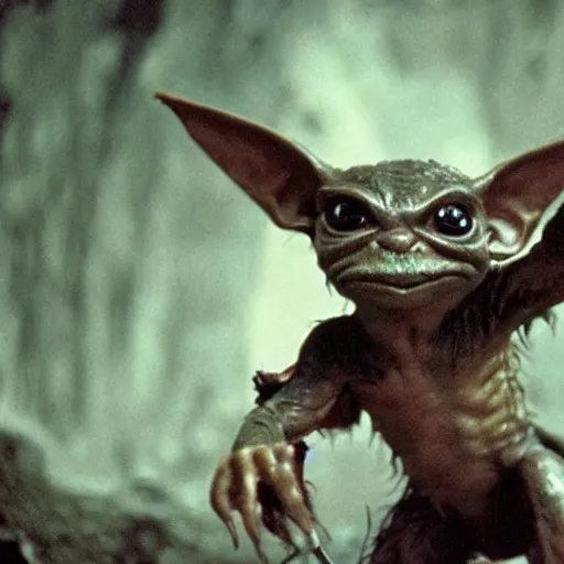 Prompt: a film still of a gremlin in star wars realistic, detailed